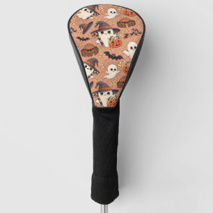 Cute Halloween Ghost Kawaii Style Golf Head Cover