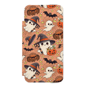 Cute Halloween Ghost Kawaii Style iPhone SE/5/5s Wallet Case