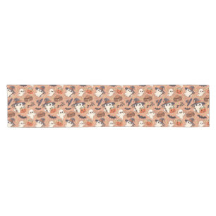 Cute Halloween Ghost Kawaii Style Short Table Runner