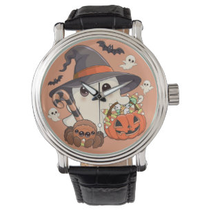 Cute Halloween Ghost Kawaii Style Watch