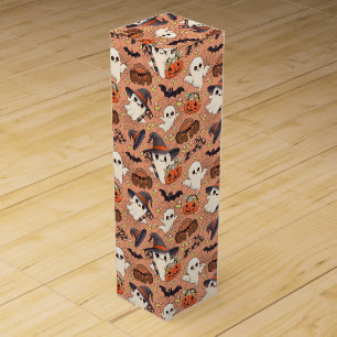 Cute Halloween Ghost Kawaii Style Wine Box