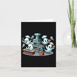 Cute Halloween Ghost Kitchen For Kids And Hallowee Card
