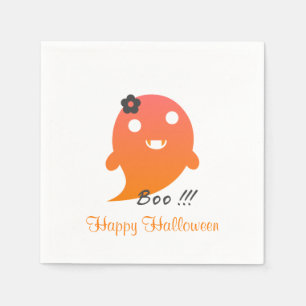 Cute Halloween Ghost Napkins
