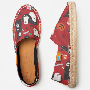 cute halloween ghost poison grim reaper espadrilles