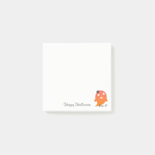 Cute Halloween Ghost Post_it Notes