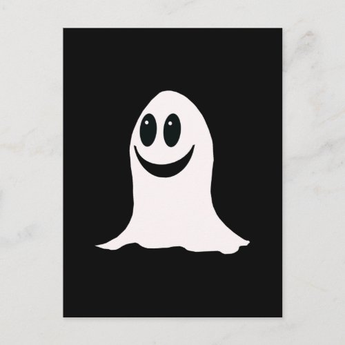 Cute Halloween Ghost Postcard