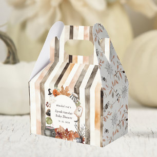Cute Halloween Ghost Pumpkin Baby Shower Favor Boxes