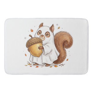 Cute Halloween Ghost Squirrel Custom Favor Classic Bath Mat