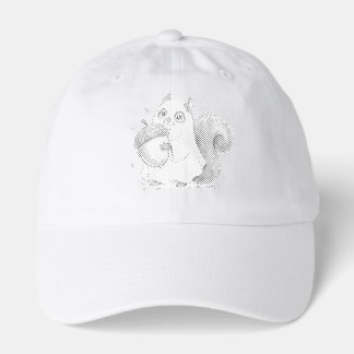 Cute Halloween Ghost Squirrel Custom Favor Classic Hat