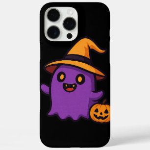Cute Halloween Ghost Sticker iPhone 16 Pro Max Case