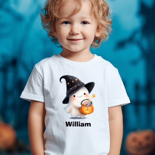 Cute Halloween Ghost  Toddler T-shirt (Creator Uploaded)