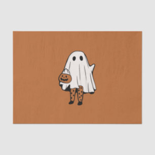 Cute Halloween Ghost with Stockings Halloween Invi Tissue Paper