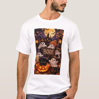 Cute Halloween Ghosts Boo! T-Shirt
