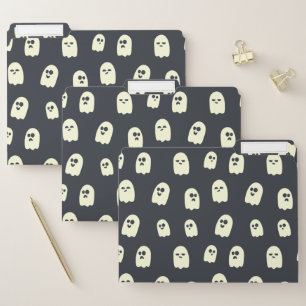 Cute Halloween Ghosts File Folder