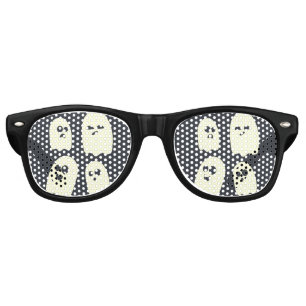 Cute Halloween Ghosts Retro Sunglasses
