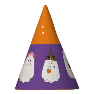 Cute halloween ghosts spooky party hat
