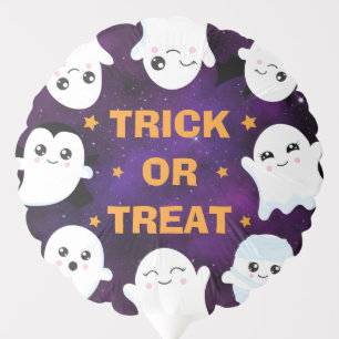 Cute Halloween Ghosts Trick or Treat Balloon
