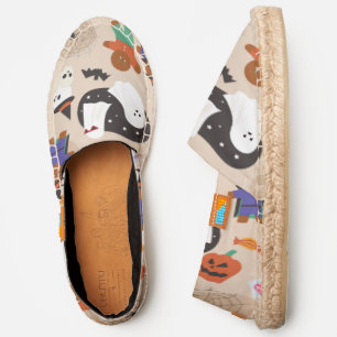 cute halloween gingerbread man vampire espadrilles