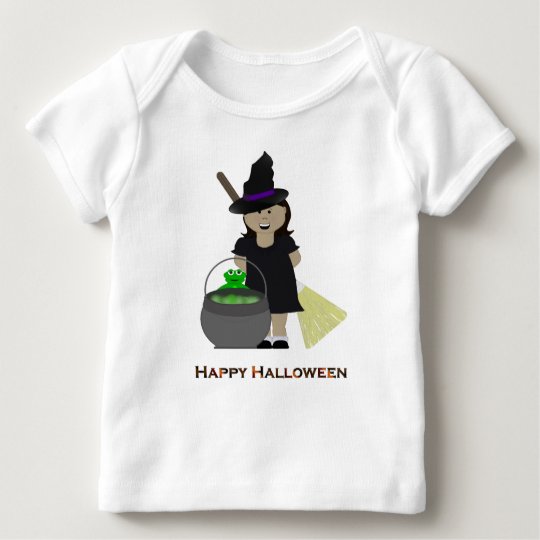 Cute Halloween Girl Baby T-Shirt