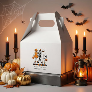 Cute Halloween Girls Skeleton Ghost Pumpkin Favor Boxes