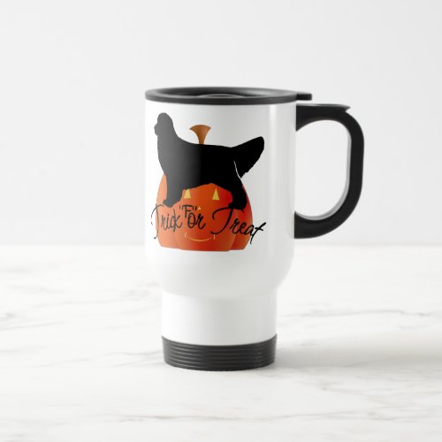 Cute Halloween Golden Retriever Items Travel Mug