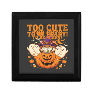 Cute Halloween Hamster Pumpkin Ghost Design_1 Gift Box