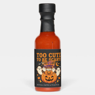 Cute Halloween Hamster Pumpkin Ghost Design_1 Hot Sauces