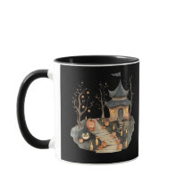 Cute Halloween House Mug