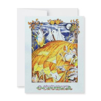 Cute Halloween Invitation invitation