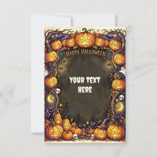 Cute Halloween Invitation Card 2026 #8