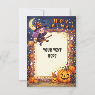 Cute Halloween Invitation Card 2026 #9