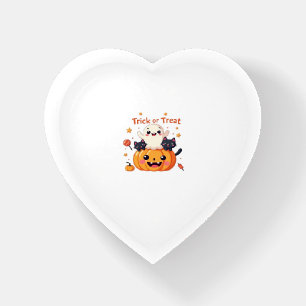 Cute Halloween - Kawaii Ghost and Black Cats Class Paperweight