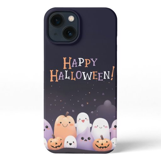 Cute Halloween Kawaii Ghost iPhone 13 Case