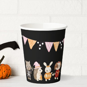 Cute Halloween Kids Costume Party Paper Cups
