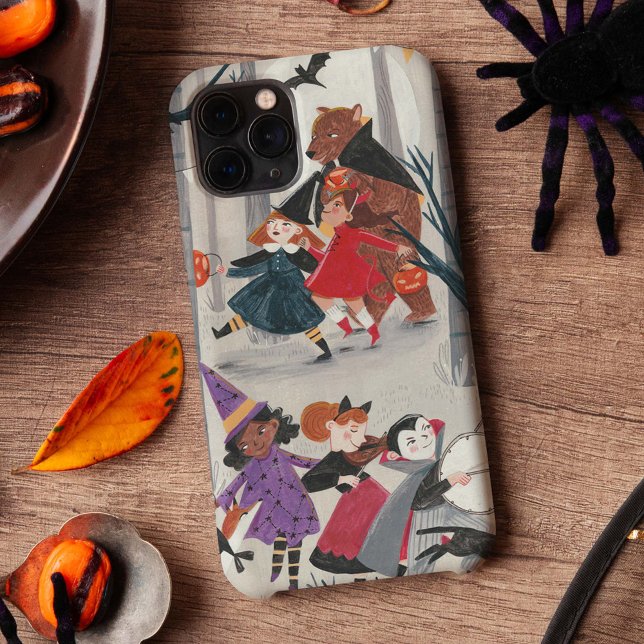 Cute Halloween kids illustration Case-Mate iPhone Case (Creator Uploaded)