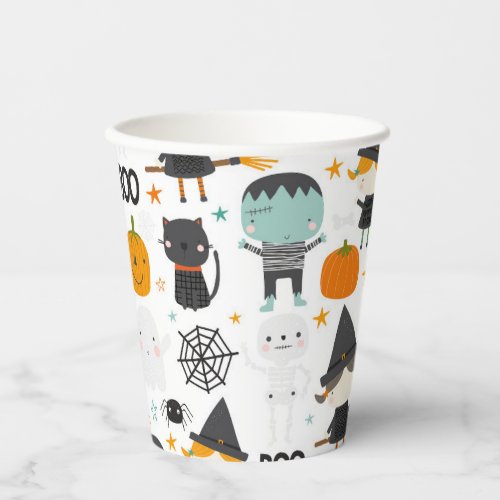 Cute Halloween Kids Party Paper Cups