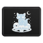 Cute Halloween Kitten Cat Gothic Aesthetic Essenti Hitch Cover