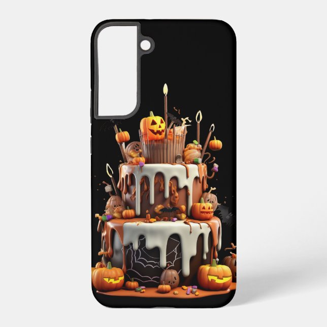 CUTE HALLOWEEN LAYER CAKE SAMSUNG GALAXY CASE (Back)