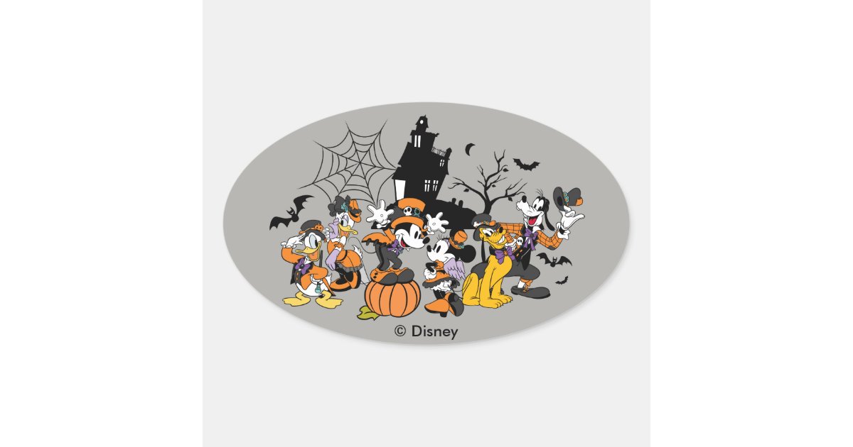 happy halloween disney characters