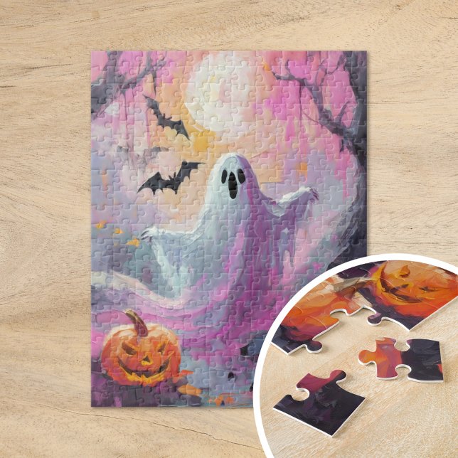 Cute Halloween Modern Art Jigsaw Puzzle (Creator Uploaded)
