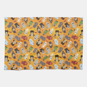 Cute Halloween Monsters Pattern Kitchen Towel