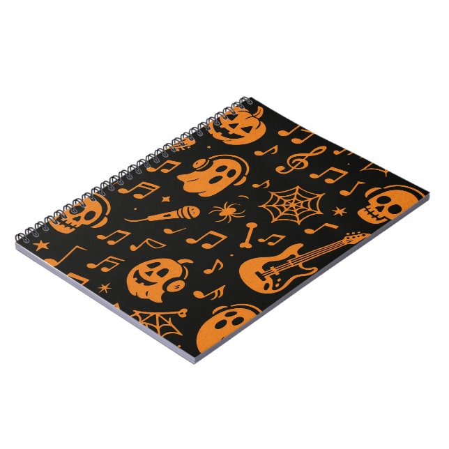 cute Halloween music notebook (Left Side)