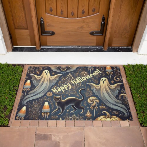 Cute Halloween Mystique Your Text Doormat