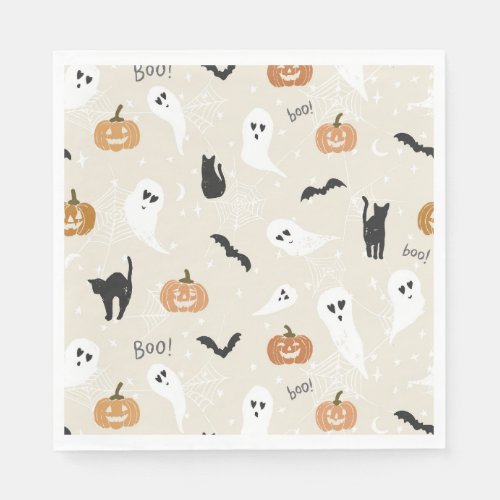 Cute Halloween Napkins and Party Supplies