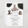 Cute Halloween Next Chapter 40th Adult Birthday Invitation | Zazzle