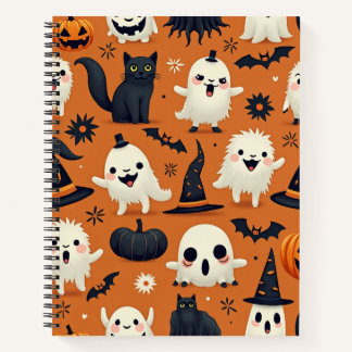  cute halloween notebook