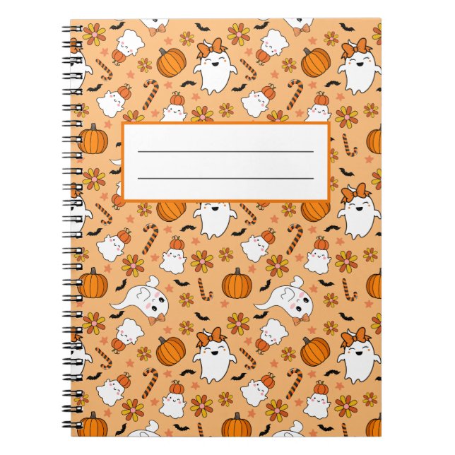 Cute Halloween Notebook (Front)