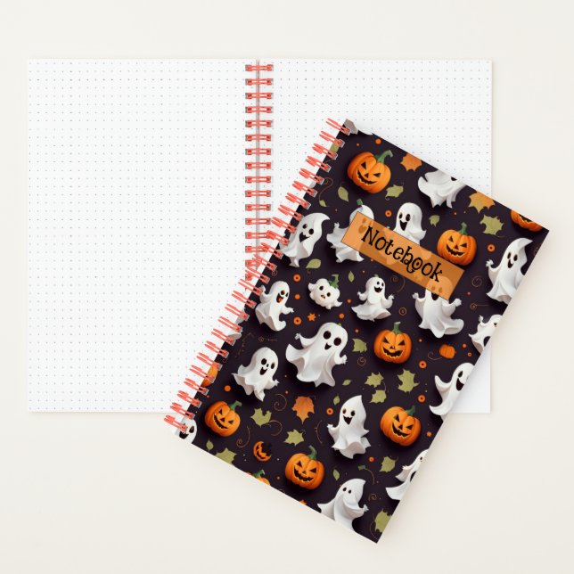 Cute Halloween Notebook for Journaling Fun (Inside)