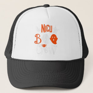 Cute Halloween Nurse Boo Crew Nursing Novelty Trucker Hat
