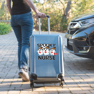 Cute Halloween Nurse Ghosts Cartoon Classic T-Shir Sticker